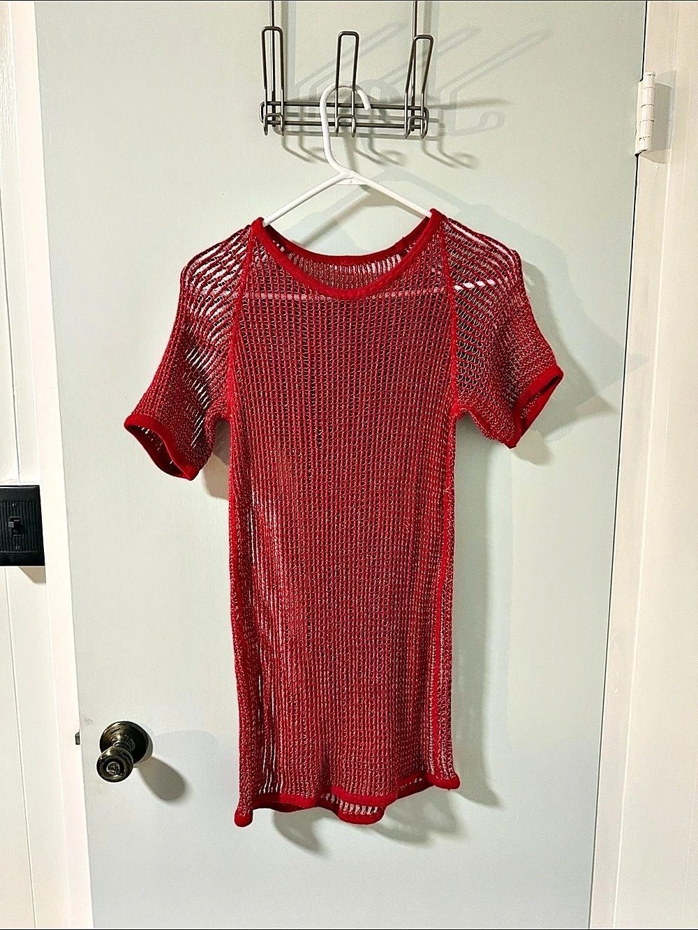 UO Red Knit Mini Dress Like New